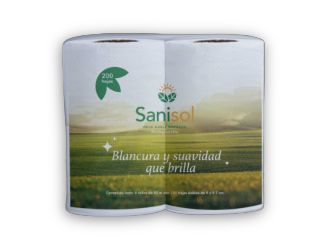 Papel higiénico gofrado